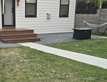 Minneapolis Entry Stoop & Compacted Gravel Patio Installation Project