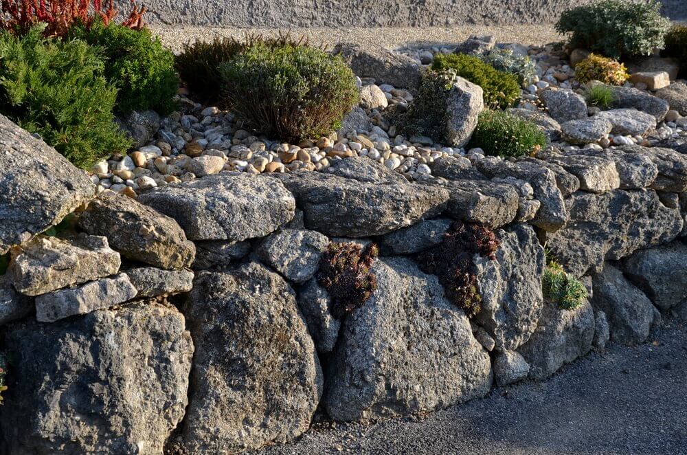 boulder retaining walls