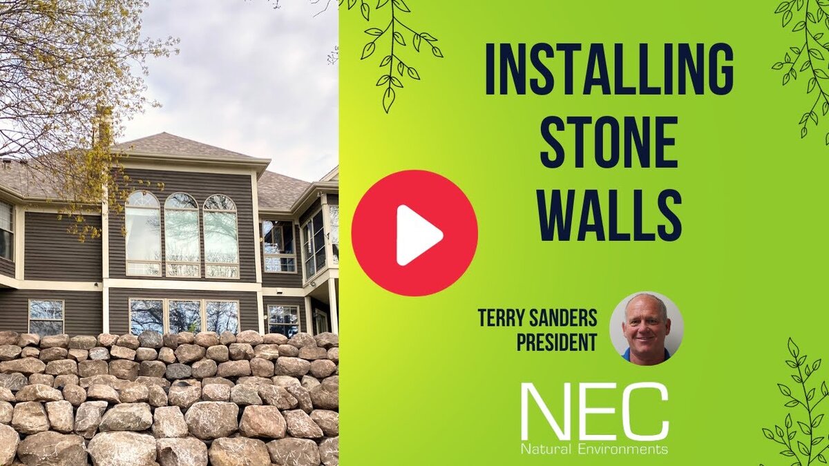 installing stone retaining walls