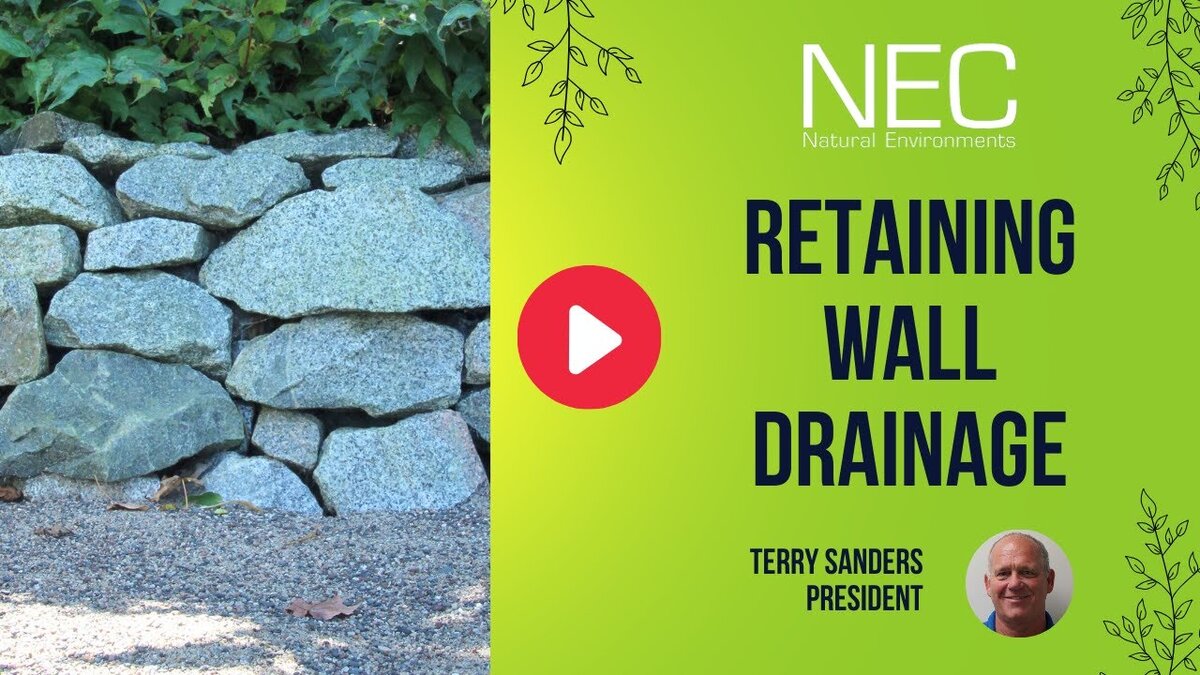 retaining wall drainage