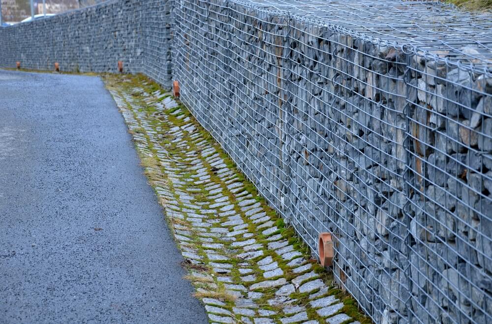 old retaining wall